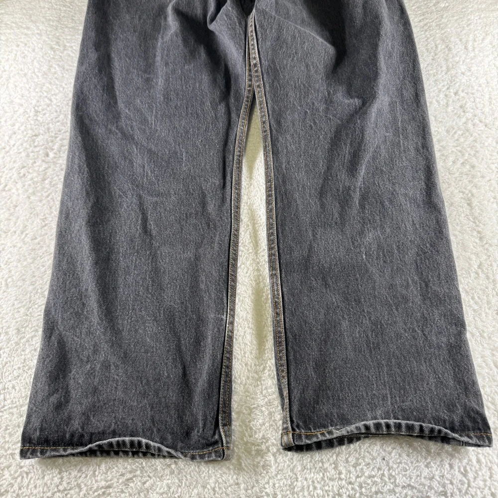 Levis 501‎ Jeans Mens 38x29 (tag 42x32) Black Button Fly Classic Straight Cotton